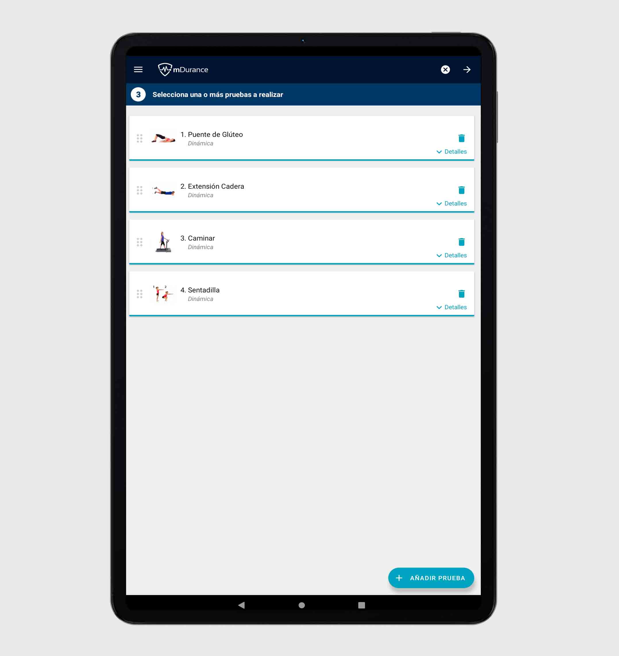 tablet 3 entrenamiento